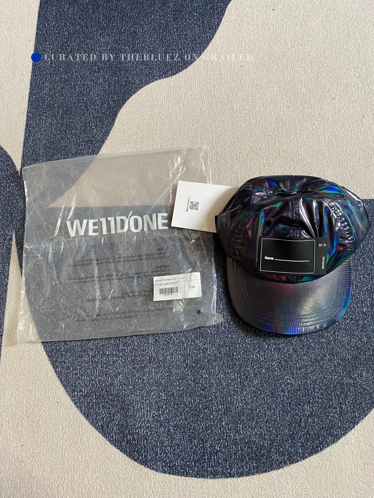 WE11DONE we11done Reflective Laser Baseball Cap OS Size ONE SIZE - 1 Thumbnail