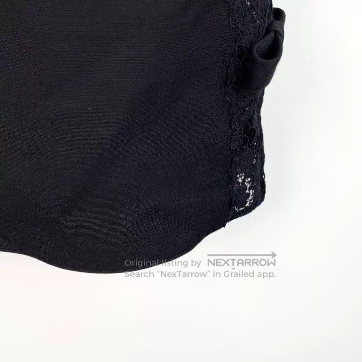 Valentino Valentino Black floral lace embroidered panelled cotton c Size XS / US 0-2 / IT 36-38 - 4 Thumbnail