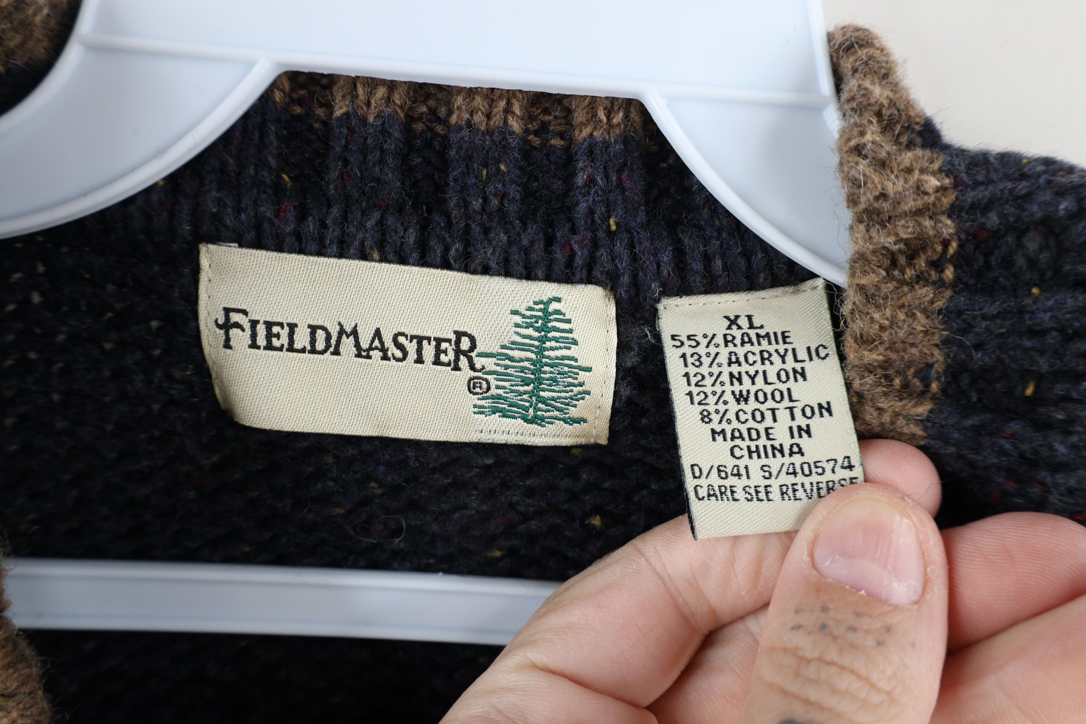 Vintage Vintage 90s Streetwear Wool Blend Knit Fair Isle Sweater Size US XL / EU 56 / 4 - 5 Thumbnail