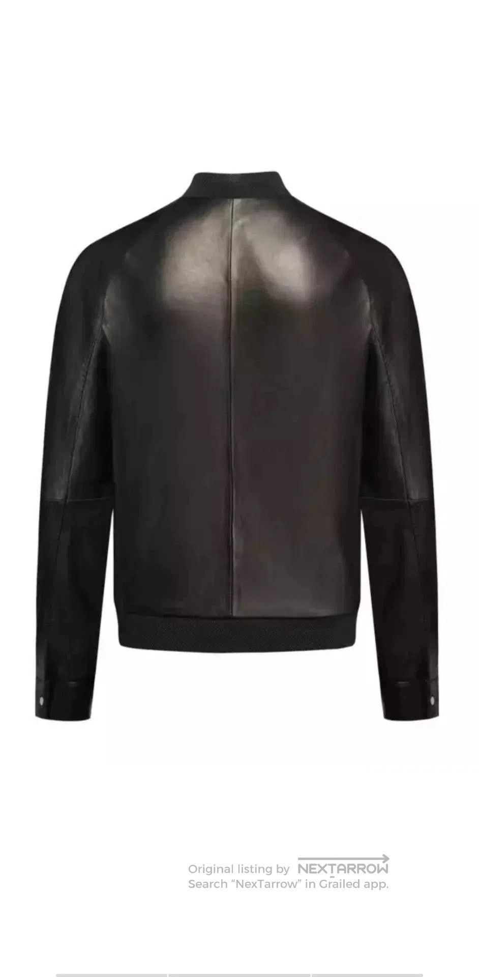 Emporio Armani Emporio Armani Men's Leather Jacket. Size US M / EU 48-50 / 2 - 2 Thumbnail