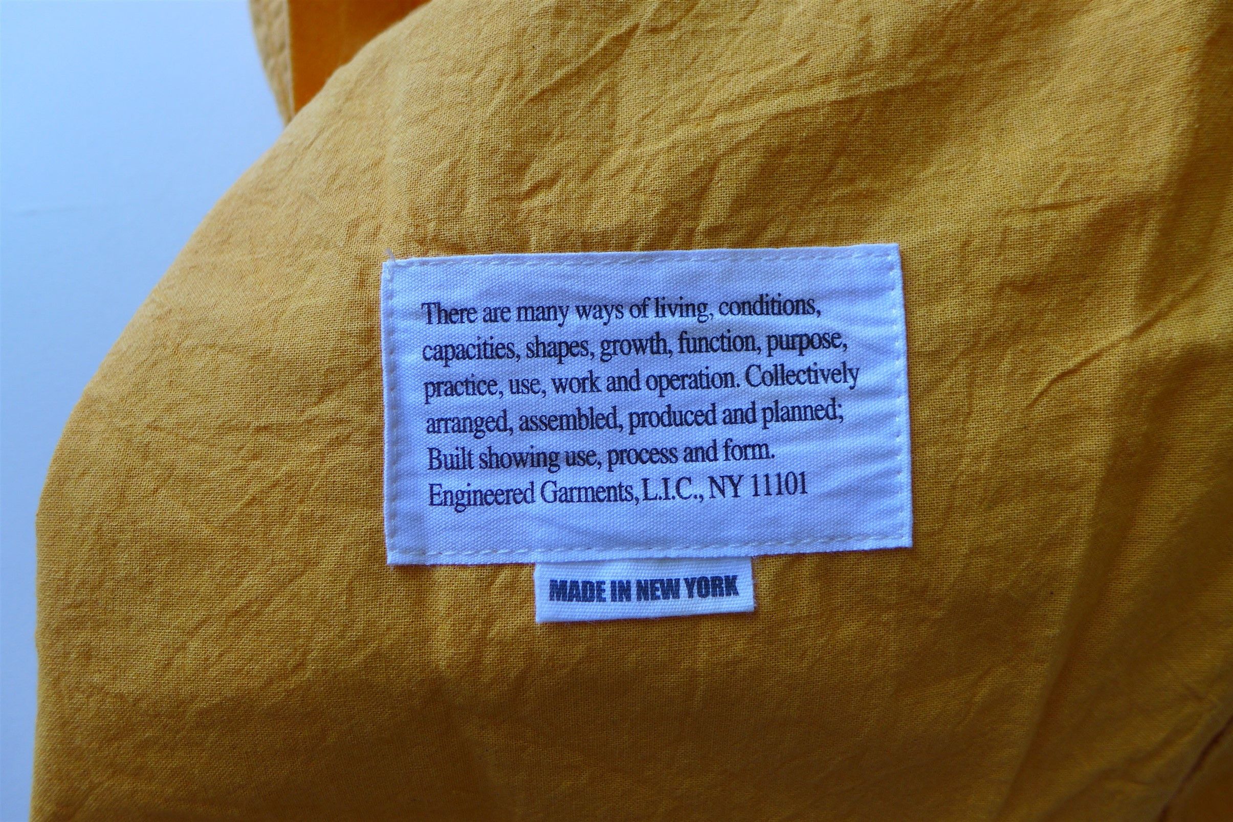 Engineered Garments Engineered Garments Jungle Fatigue Jacket - Yellow Cotton Size US S / EU 44-46 / 1 - 8 Thumbnail