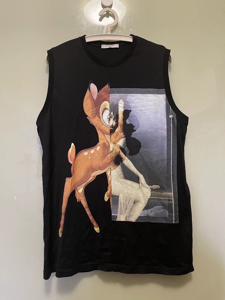 Givenchy Givenchy GVC Deer Sleeveless Tee Size US S / EU 44-46 / 1 - 1 Thumbnail