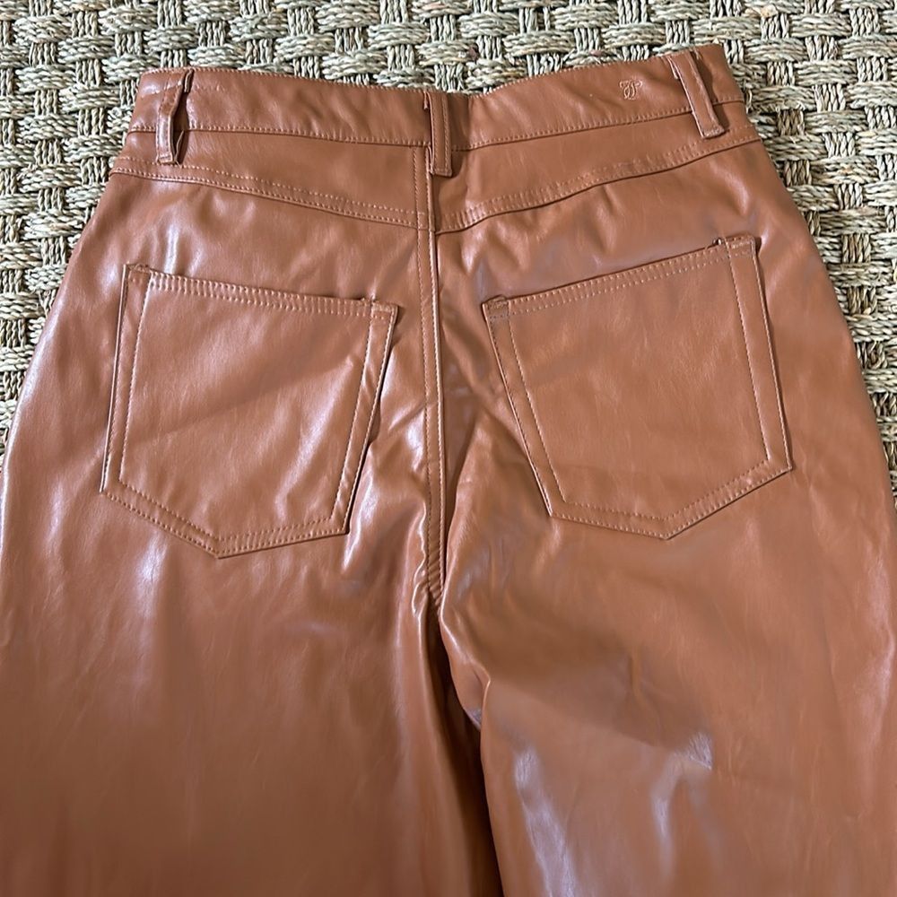 Juicy Couture JUICY COUTURE Rodeo Barrel Fit High Waist Faux Leather Pants Size 27" / US 4 / IT 40 - 9 Thumbnail