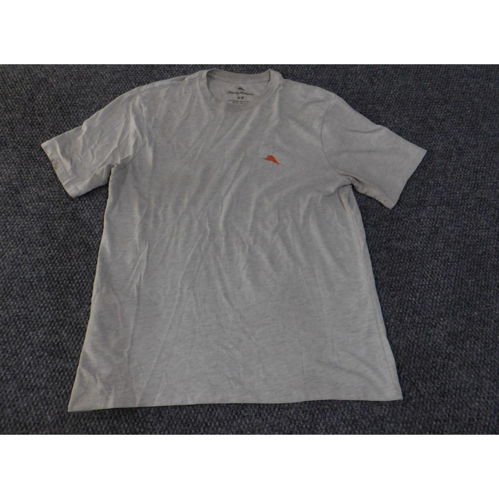 Tommy Bahama VINTAGE Tommy Bahama Shirt Mens Medium Gray Graphic Back Who You Gonna Crawl Lobster Mens T-Shirt Short Sleeve Crew Neck Cotton/Polyester Size US M / EU 48-50 / 2 - 3 Thumbnail