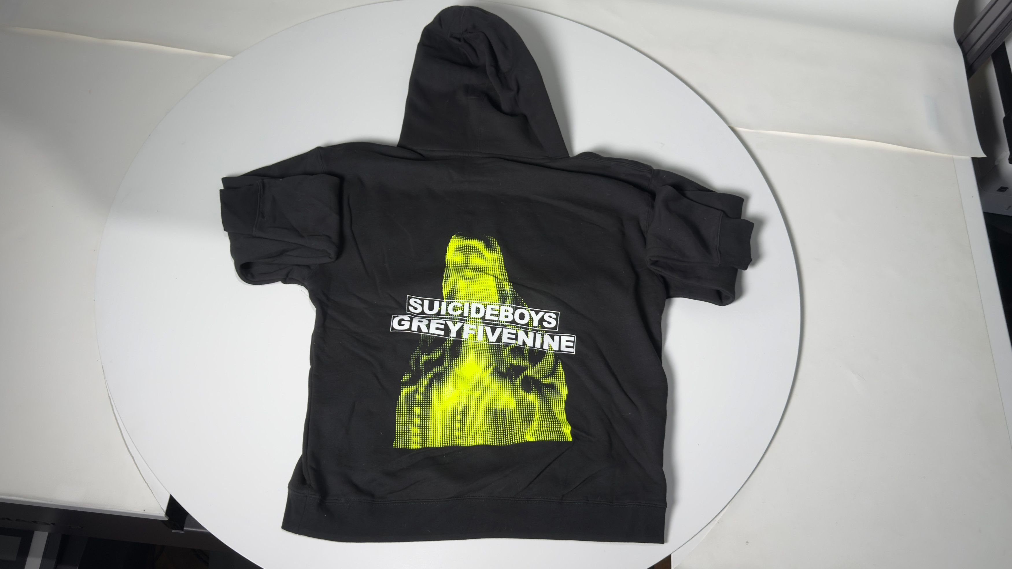 G59 Records $uicideboy$ / G59 “Virgin Mary” Neon Hoodie — Black - XL Size US XL / EU 56 / 4 - 2 Thumbnail