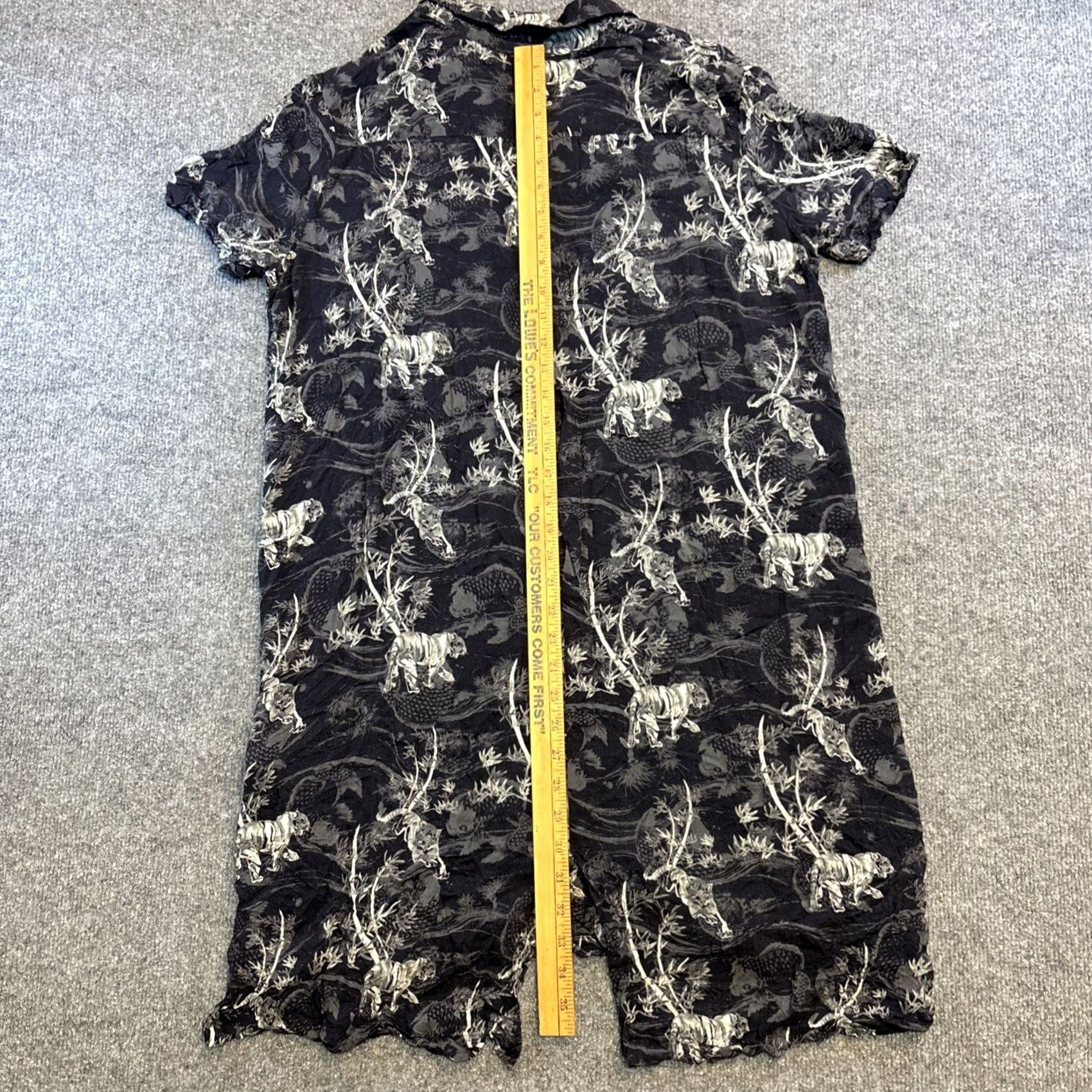 Allsaints AllSaints Shirt Dress Mini BLACK TIGERPRINT M Multicolor Leopard Blouson 3/4 Sleeve Belted Women Size M / US 6-8 / IT 42-44 - 7 Thumbnail