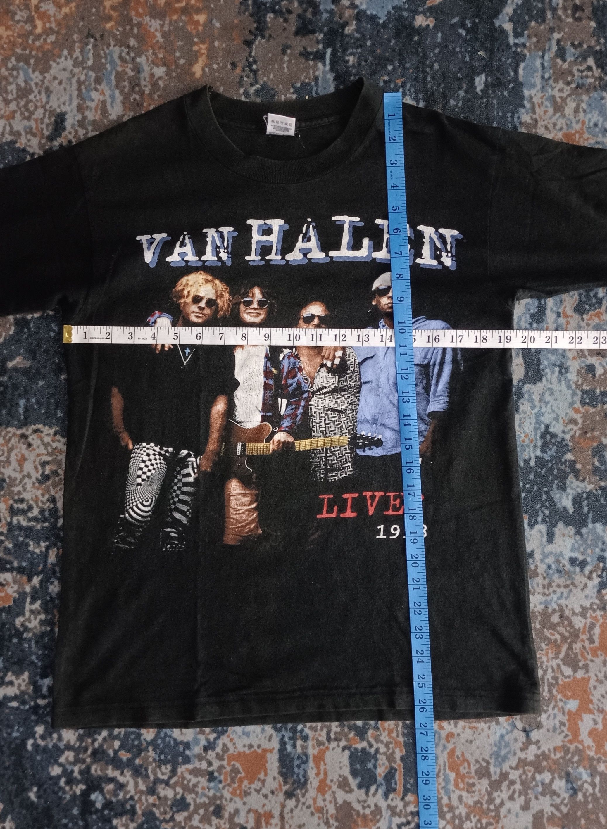 Band Tees Vintage🔥 Van Halen Live Tour 1993 Size US M / EU 48-50 / 2 - 9 Thumbnail