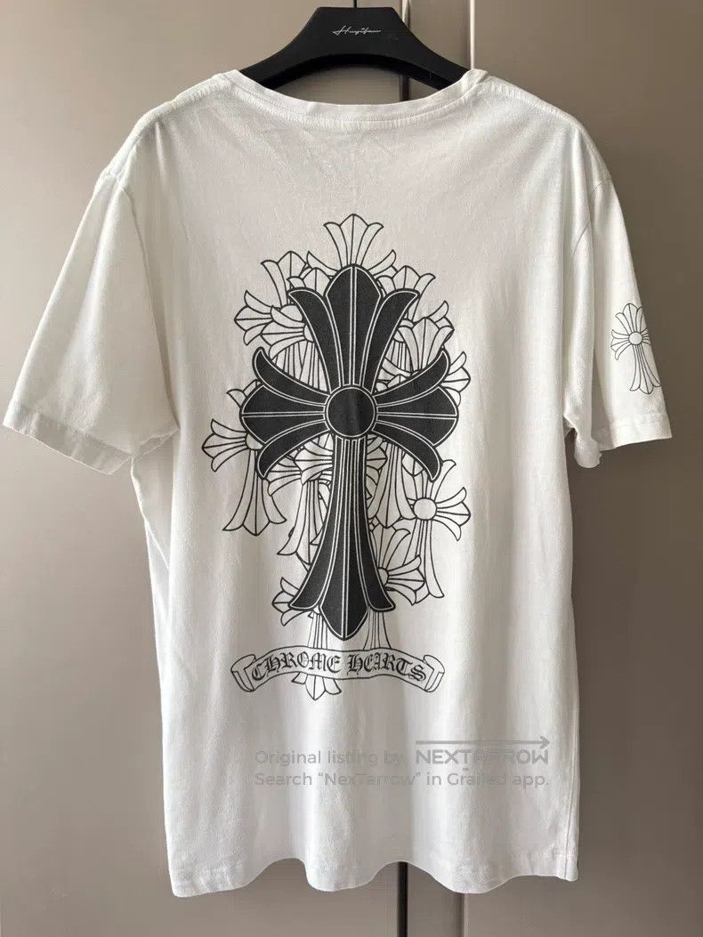 Chrome Hearts CHROME HEARTS Size M White V-neck scroll phantom cross shor Size US M / EU 48-50 / 2 - 2 Thumbnail