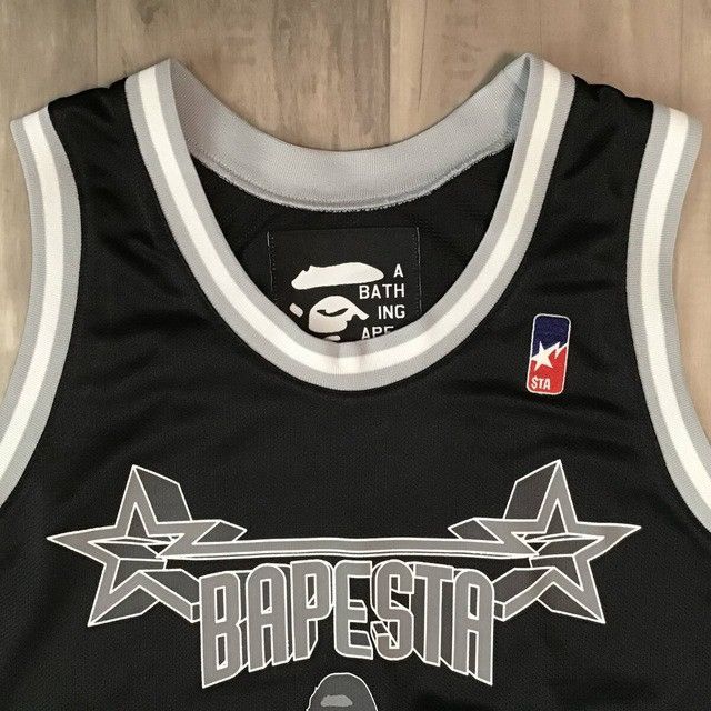 Bape × Nigo 🔥Vintage🔥 BAPE STA basketball tank top a bathing ape NIGO Size US M / EU 48-50 / 2 - 5 Thumbnail