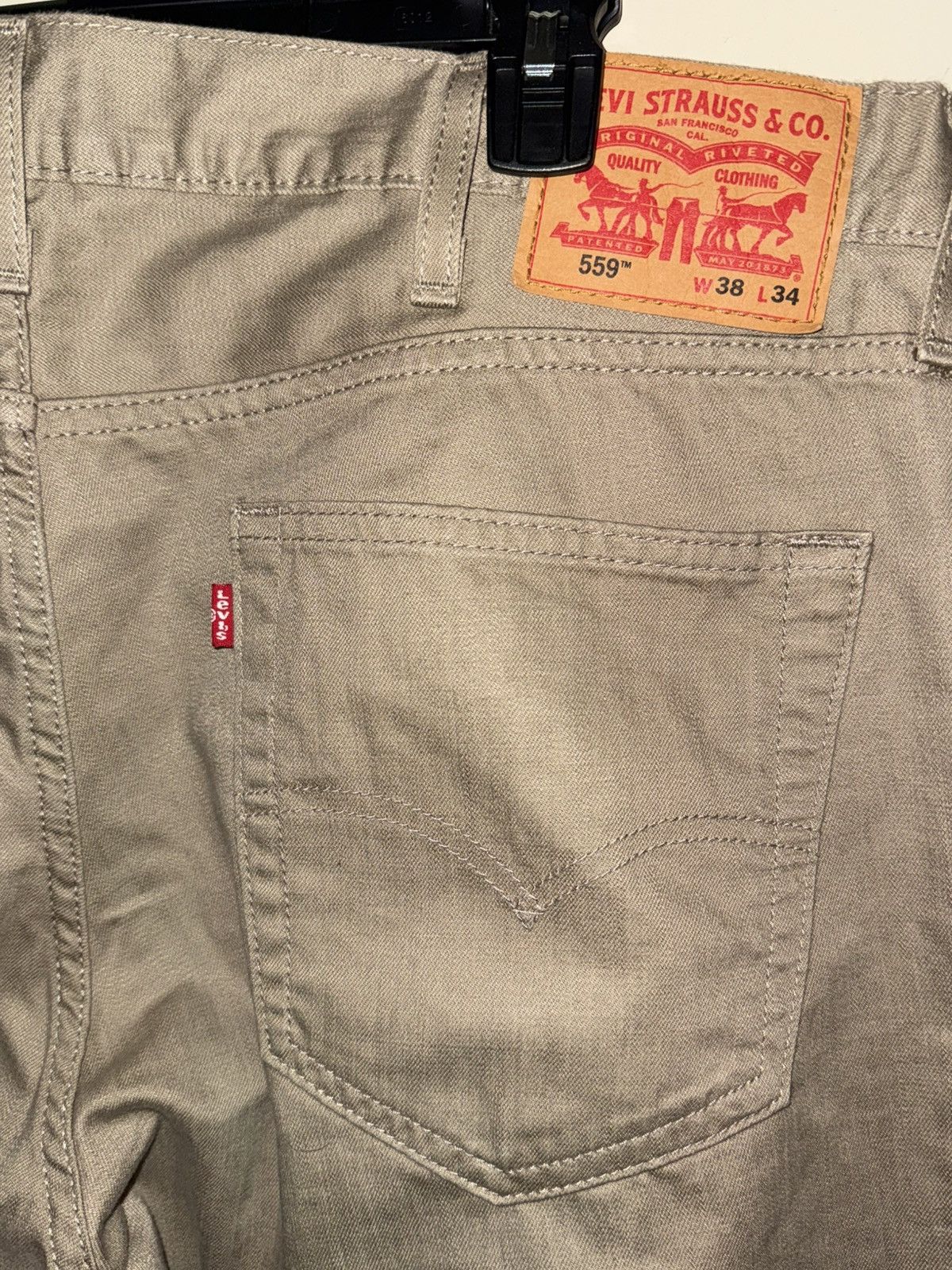Levi's Levi’s Kahki Cargo Chino Pants Size US 38 / EU 54 - 3 Thumbnail