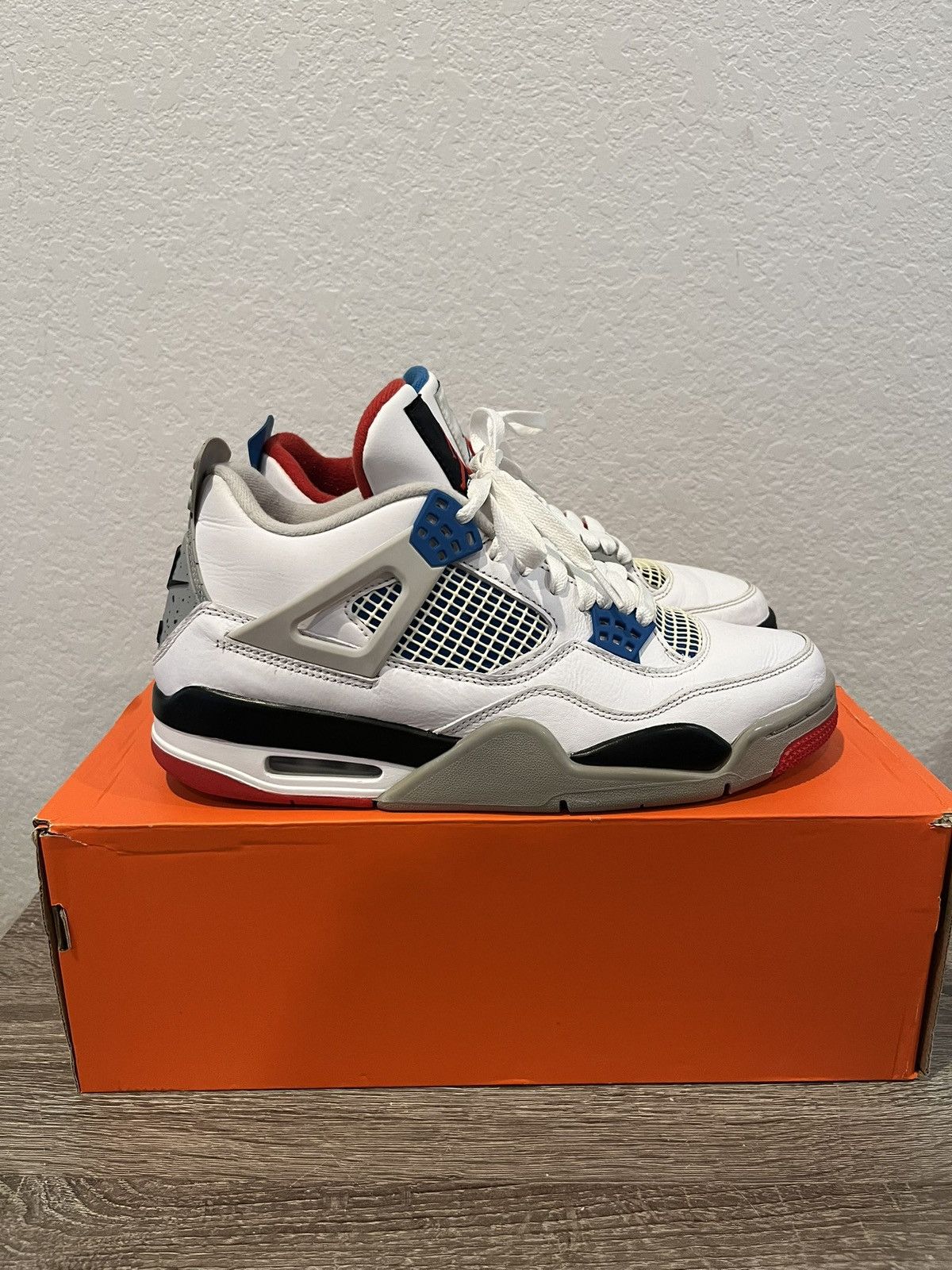 Jordan Brand × Nike Air Jordan 4 Retro What The 2019 Size US 9.5 / EU 42-43 - 1 Thumbnail