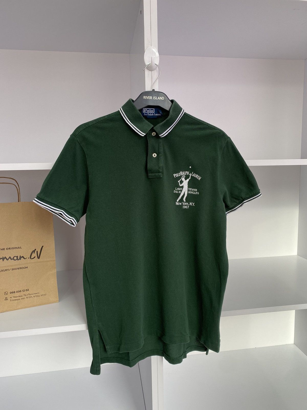 Polo Ralph Lauren × Vintage Vintage Polo Ralph Lauren Polo Tennis Tee Size US M / EU 48-50 / 2 - 5 Thumbnail
