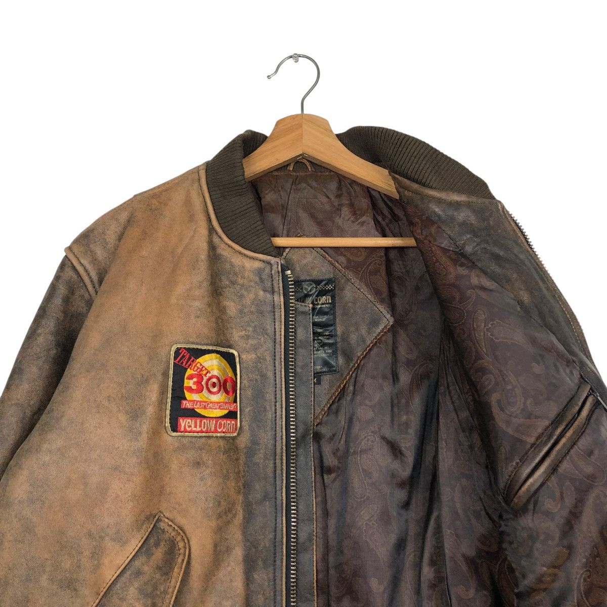 YELLOW CORN 🔥VINTAGE LEATHER JACKET YELLOW CORN TOKYO AOYAMA KADOYA Size US M / EU 48-50 / 2 - 14 Thumbnail