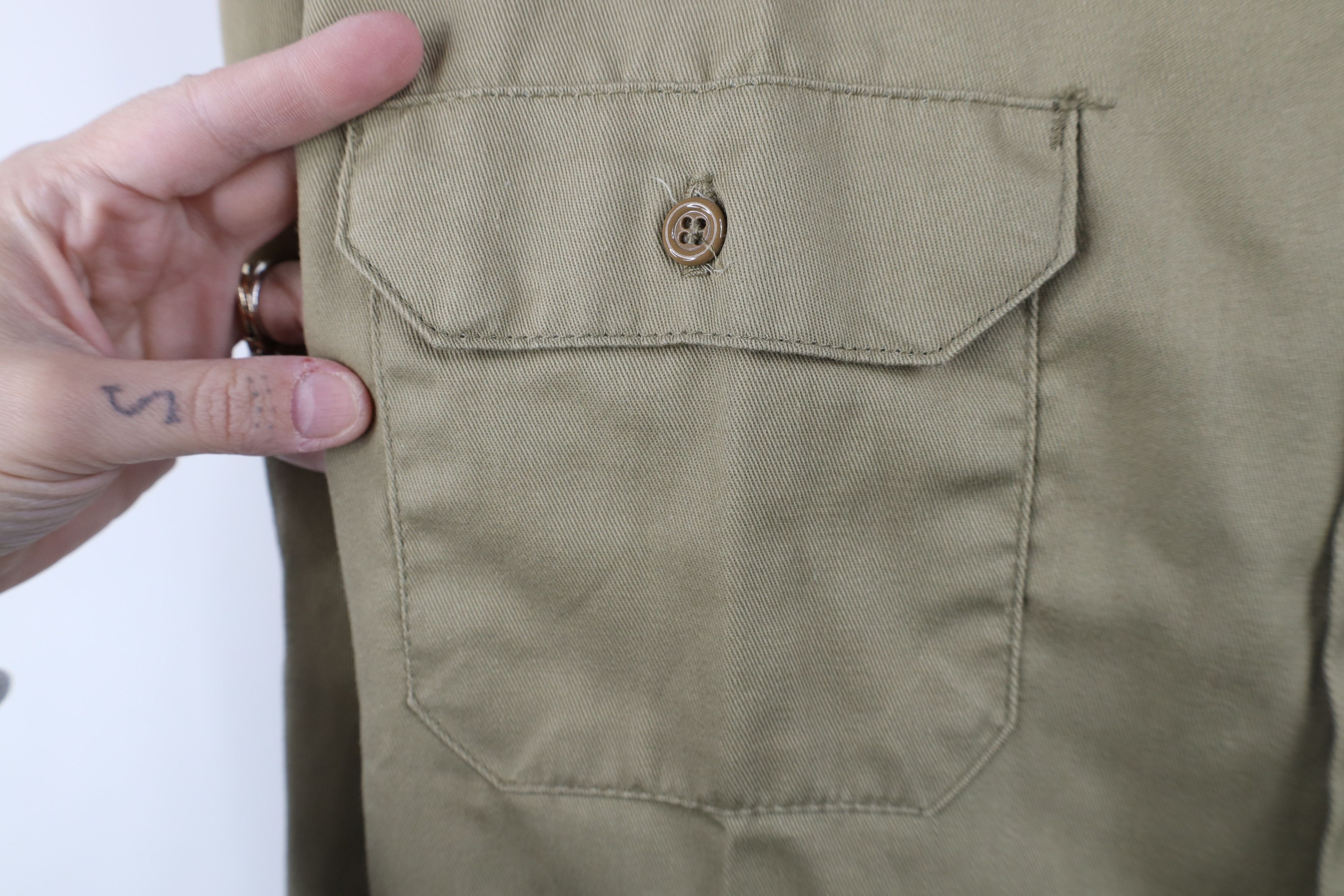 Vintage Vintage 70s Big Mac Workwear Collared Button Shirt USA Size US L / EU 52-54 / 3 - 7 Thumbnail