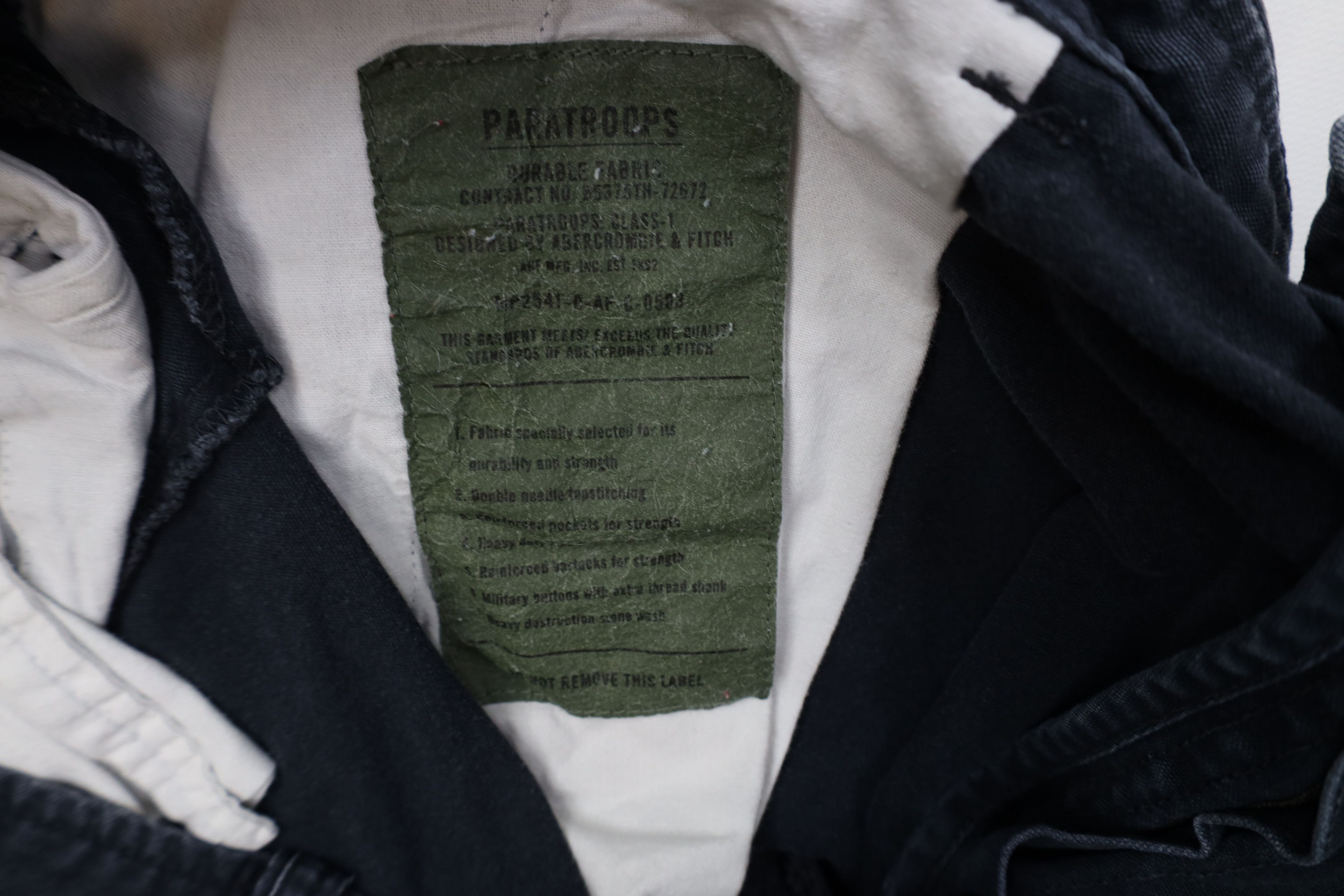 Abercrombie & Fitch Vintage 90s Y2K Abercrombie & Fitch Surplus Cargo Shorts Size US 34 / EU 50 - 10 Thumbnail