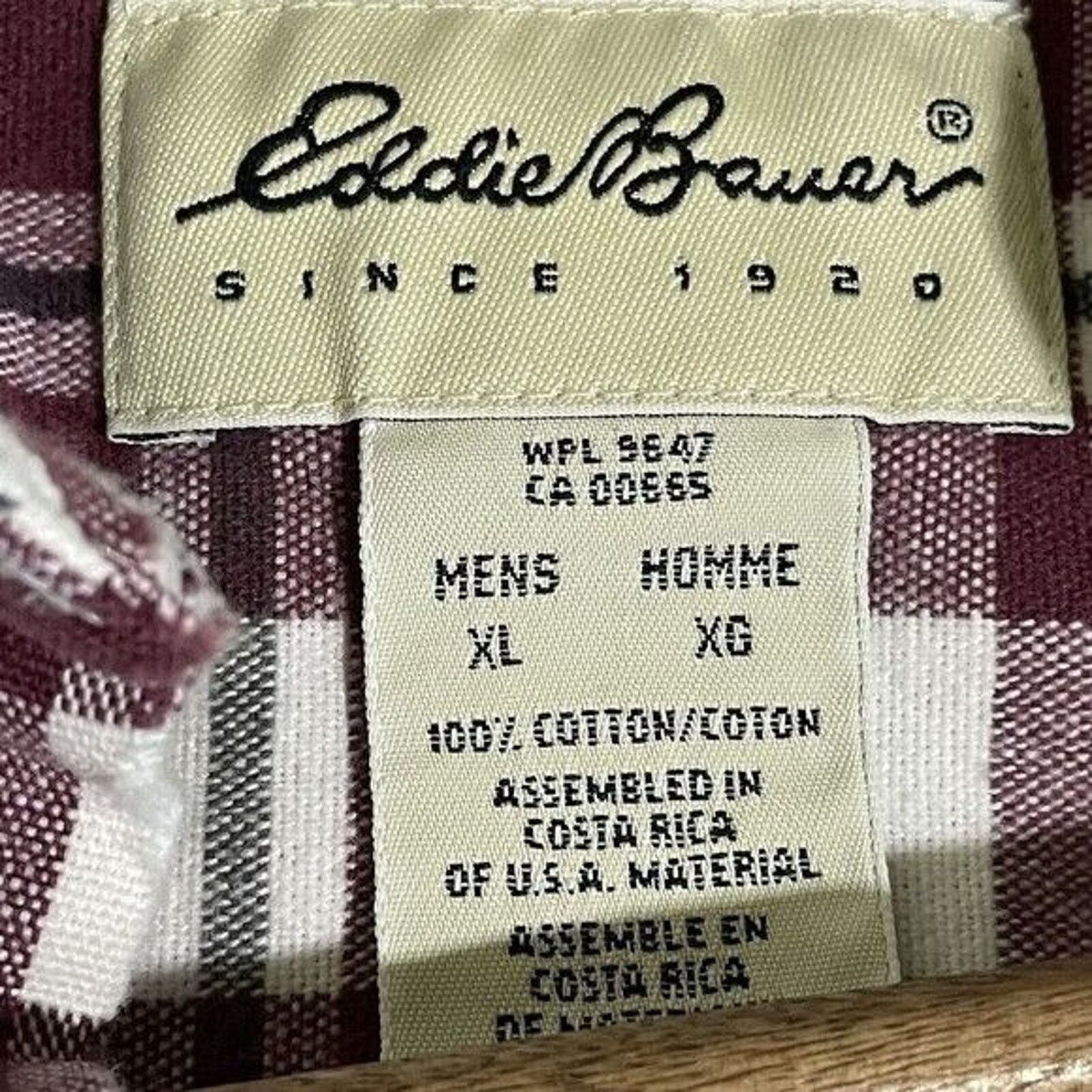 Eddie Bauer Eddie Bauer Mens Plaid Heavy Flannel Shirt Shacket XL Size US XL / EU 56 / 4 - 6 Thumbnail