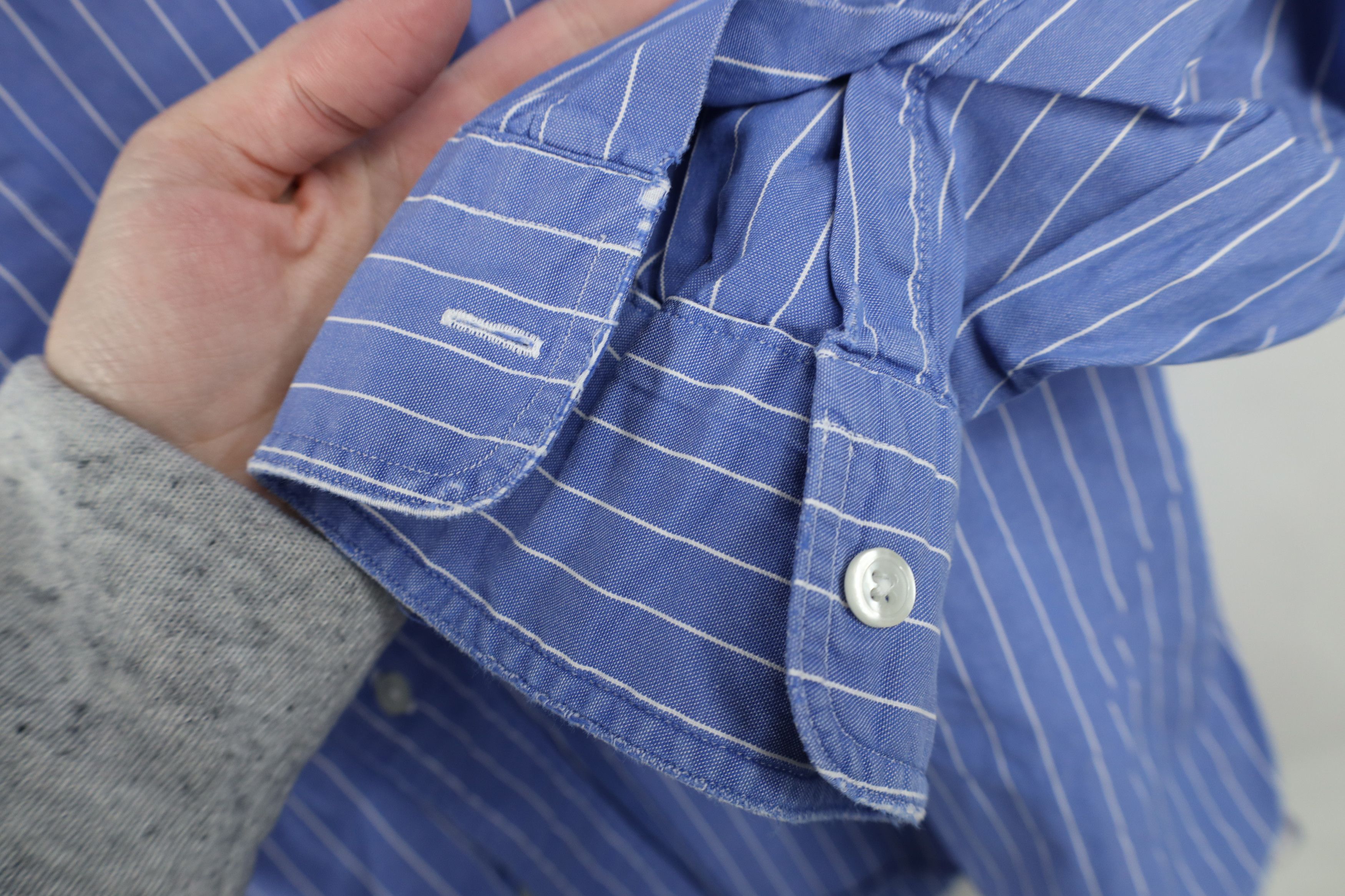 Lands' End Vintage 90s Lands End Pinpoint Oxford Button Down Shirt USA Size US L / EU 52-54 / 3 - 10 Thumbnail