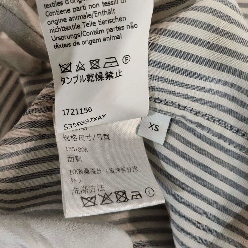 Loewe blue and white striped oversized shirt-2507 Size US XS / EU 42 / 0 - 4 Thumbnail
