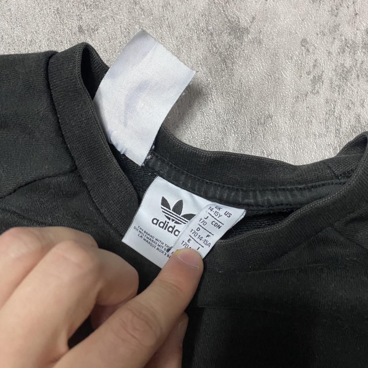 Adidas Adidas black crewneck sweatshirt with white logo #sportswear Size US S / EU 44-46 / 1 - 3 Thumbnail