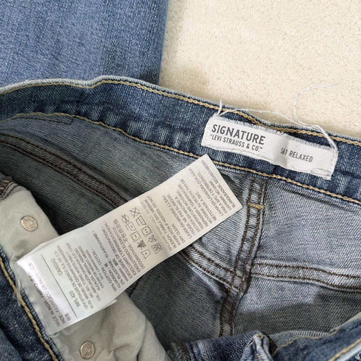 Levi's Vintage Levi’s Signature 561 Relaxed Jeans Size US 36 / EU 52 - 5 Thumbnail
