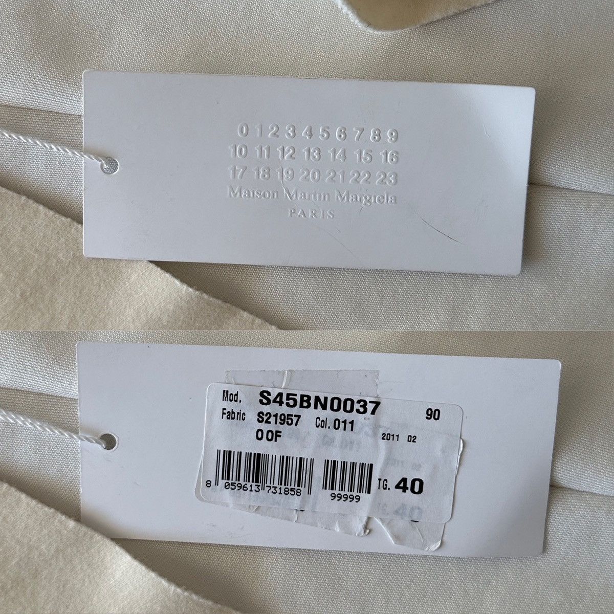 Maison Margiela Maison Margiela x Viktor & Rolf Cut-off wool cropped blazer Size S / US 4 / IT 40 - 4 Thumbnail