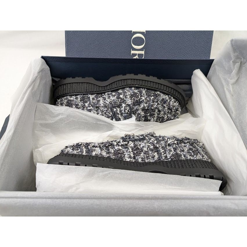 Dior o1rshd1 Buffalo Loafers Fabric in Navy Blue Size US 9 / EU 42 - 21 Thumbnail