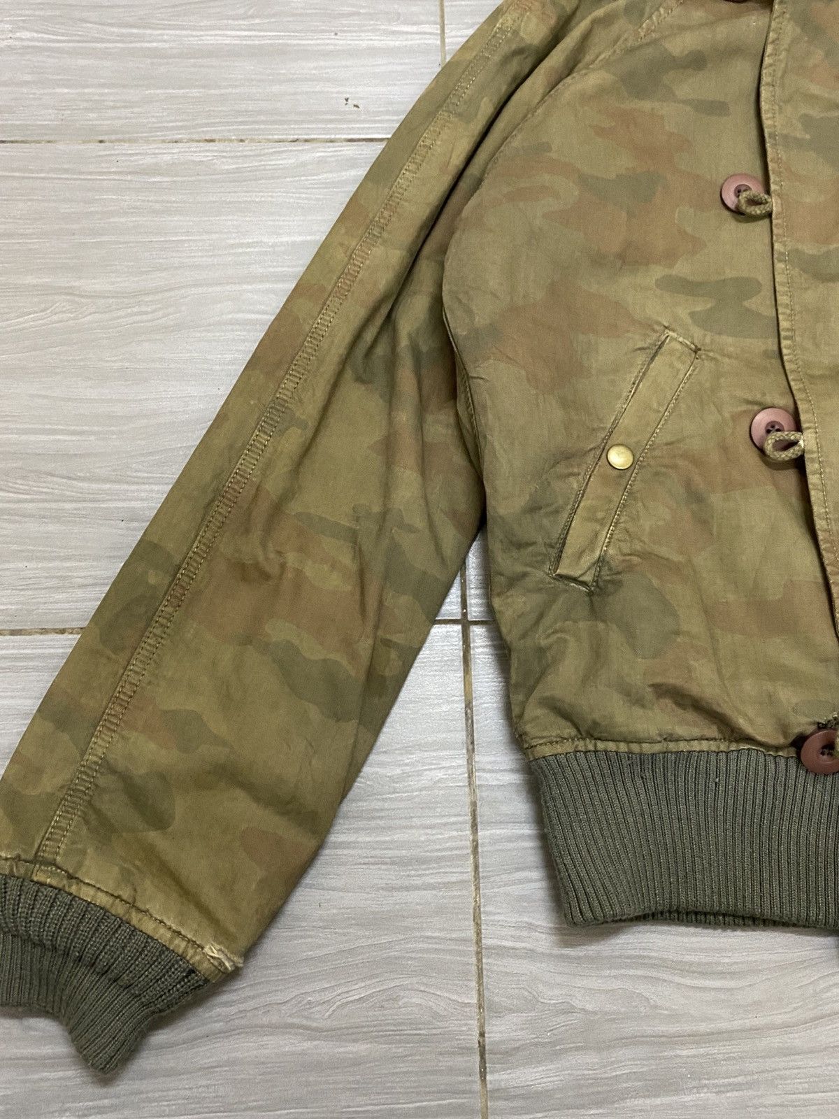Avirex Avirex N-2B Split Hood Bomber Jacket Camo Flight Grunge Size US M / EU 48-50 / 2 - 5 Thumbnail