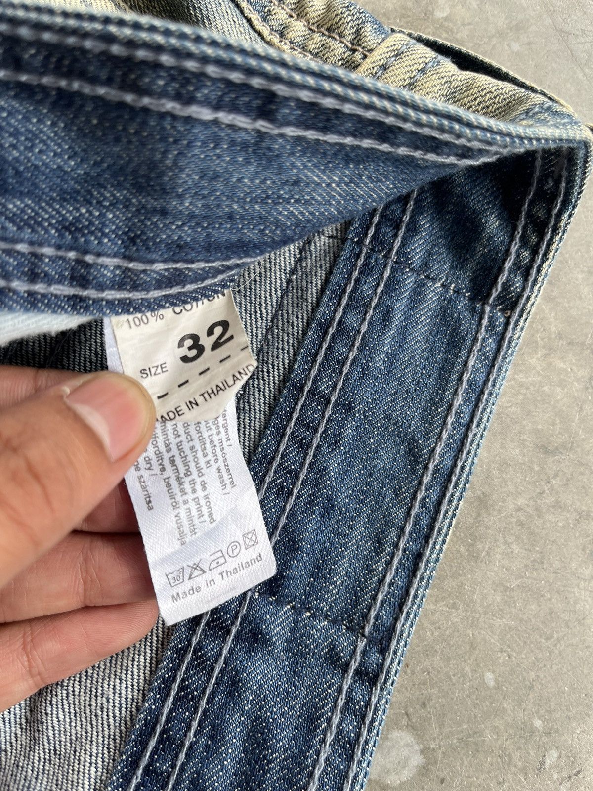 Diesel Distressed Diesel mud wash faded blue jeans Size US 32 / EU 48 - 5 Thumbnail