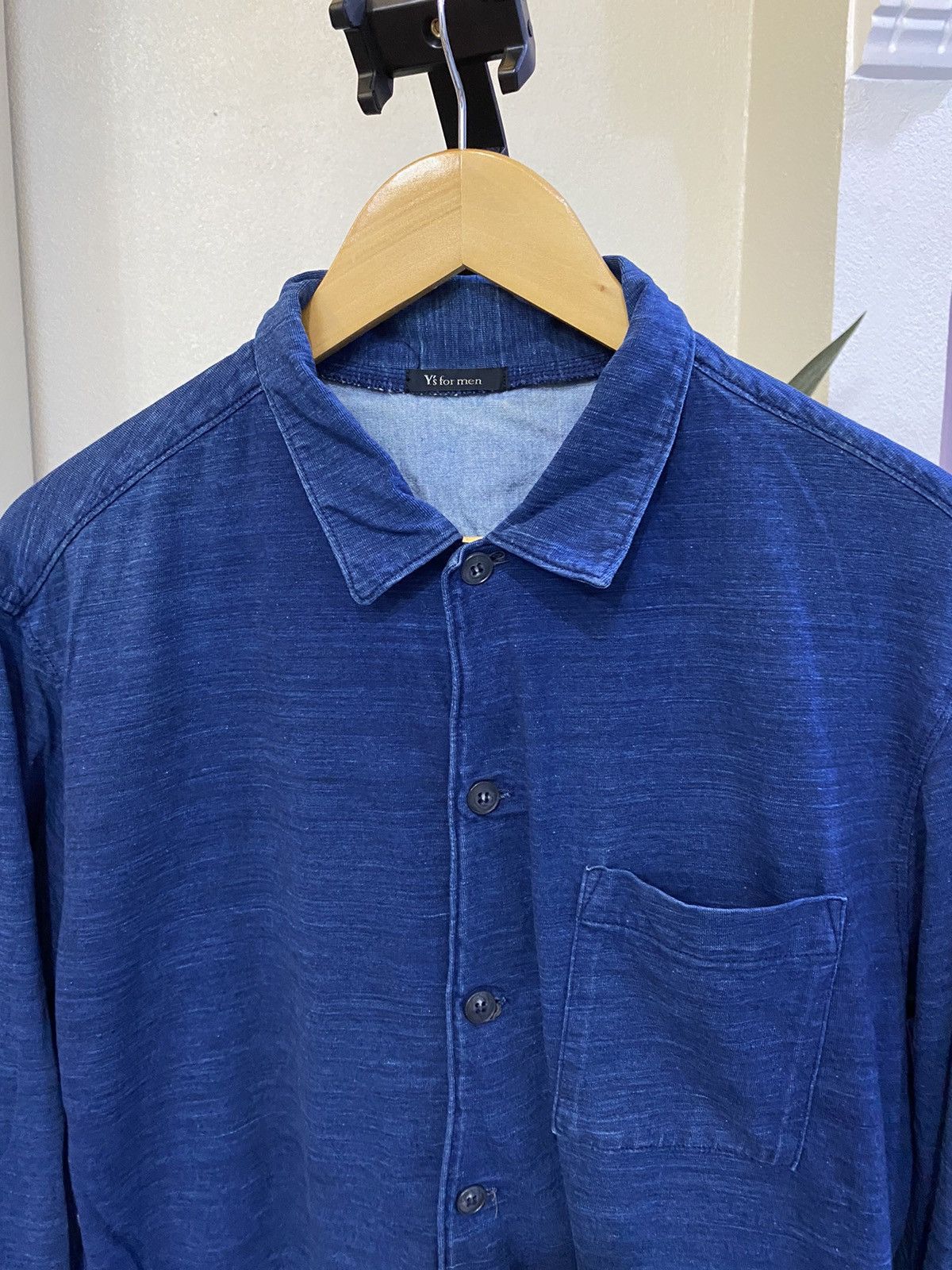 Yohji Yamamoto Y’s For Men Button Cropped Jacket Size US M / EU 48-50 / 2 - 5 Thumbnail