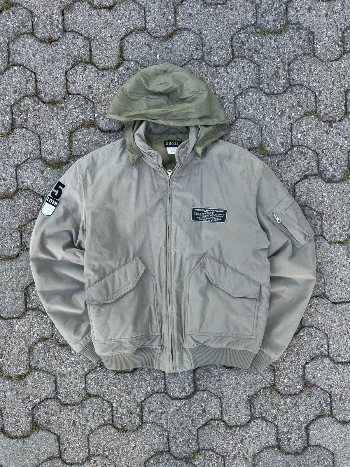 disel ma-1 bomber jacket M archive y2k Diesel × Diesel Black