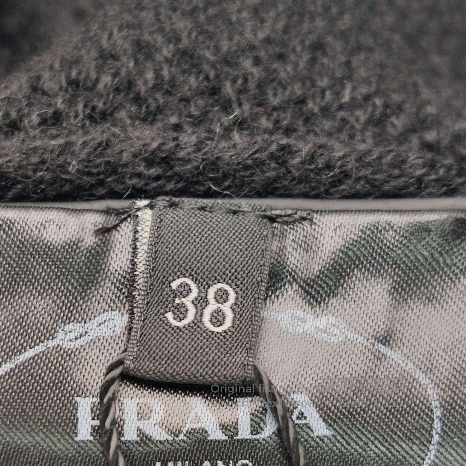Prada Prada Black Cashmere High. Size S / US 4 / IT 40 - 5 Thumbnail
