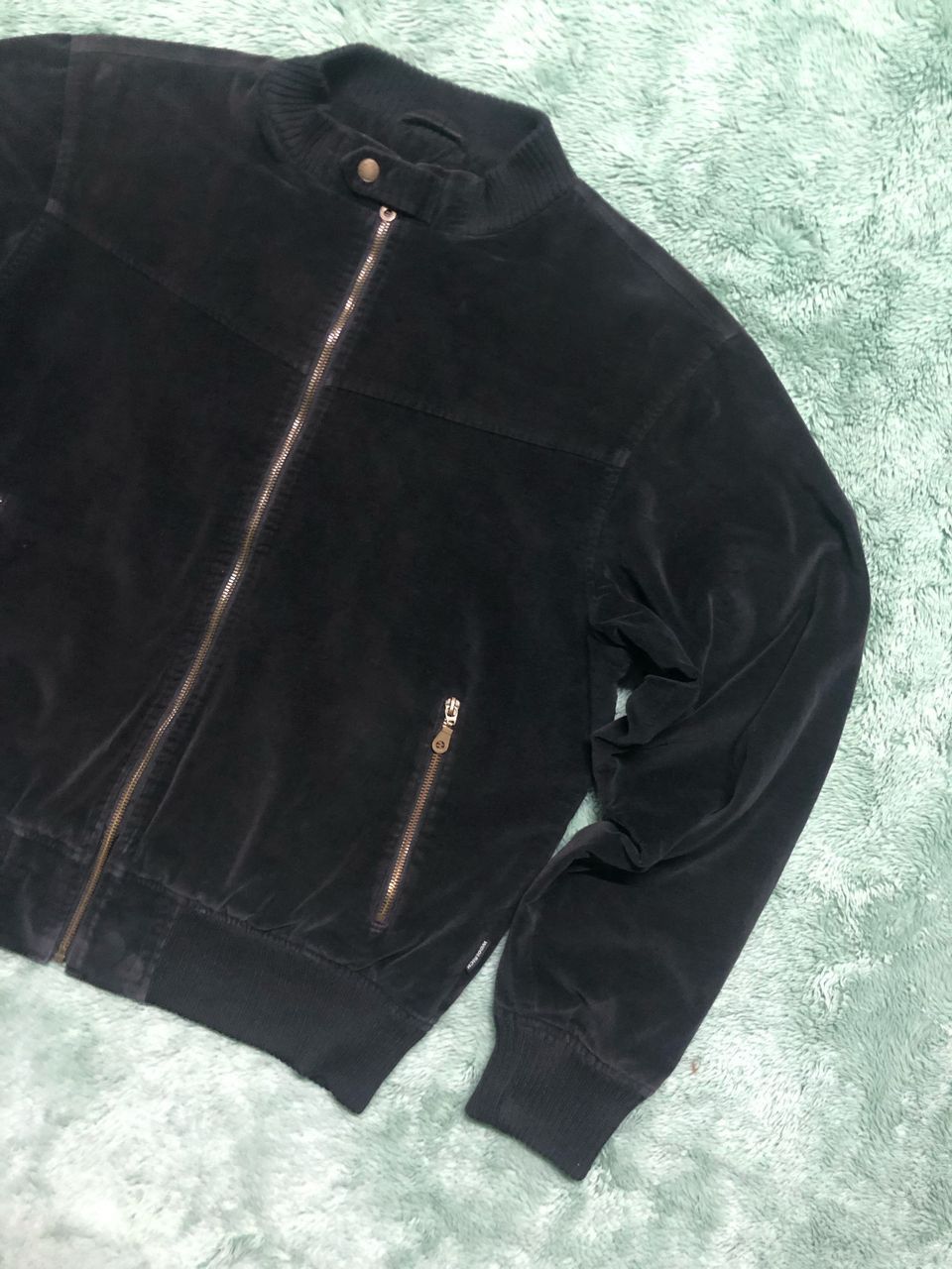 Woolrich Woolen Mills VINTAGE WOOLRICH VELVET BOMBER JACKET SUNFADED Size US L / EU 52-54 / 3 - 4 Thumbnail