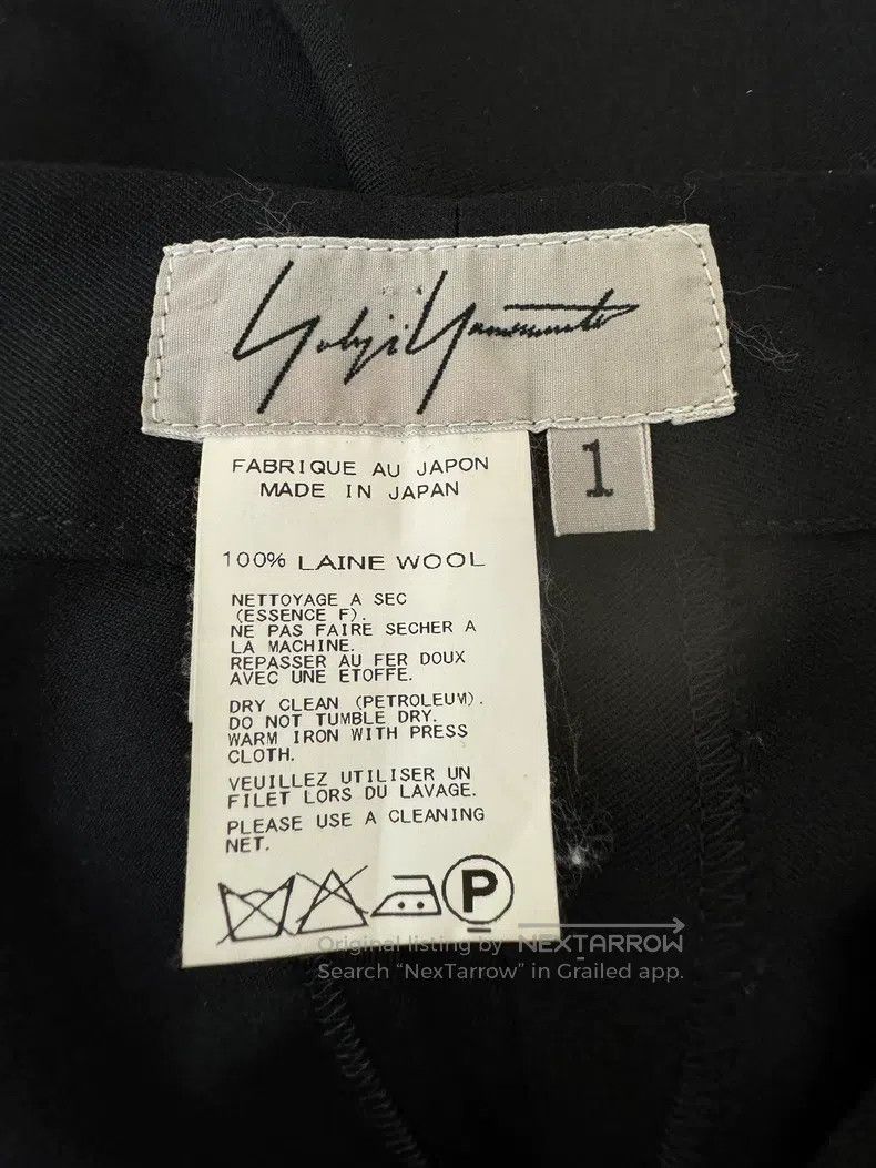 Yohji Yamamoto Yohji Yamamoto size 1 Cropped Pants with Shaped Edges pants Size US 28 / EU 44 - 6 Thumbnail