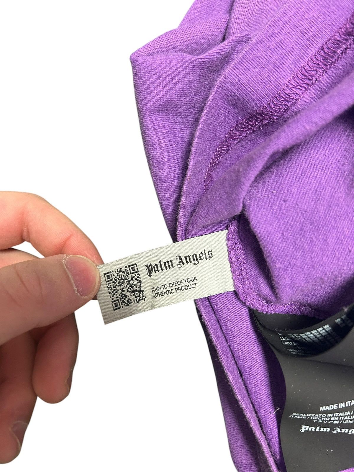 Palm Angels Palm Angels Bear Tee Purple - Extra Small Size US XS / EU 42 / 0 - 9 Thumbnail