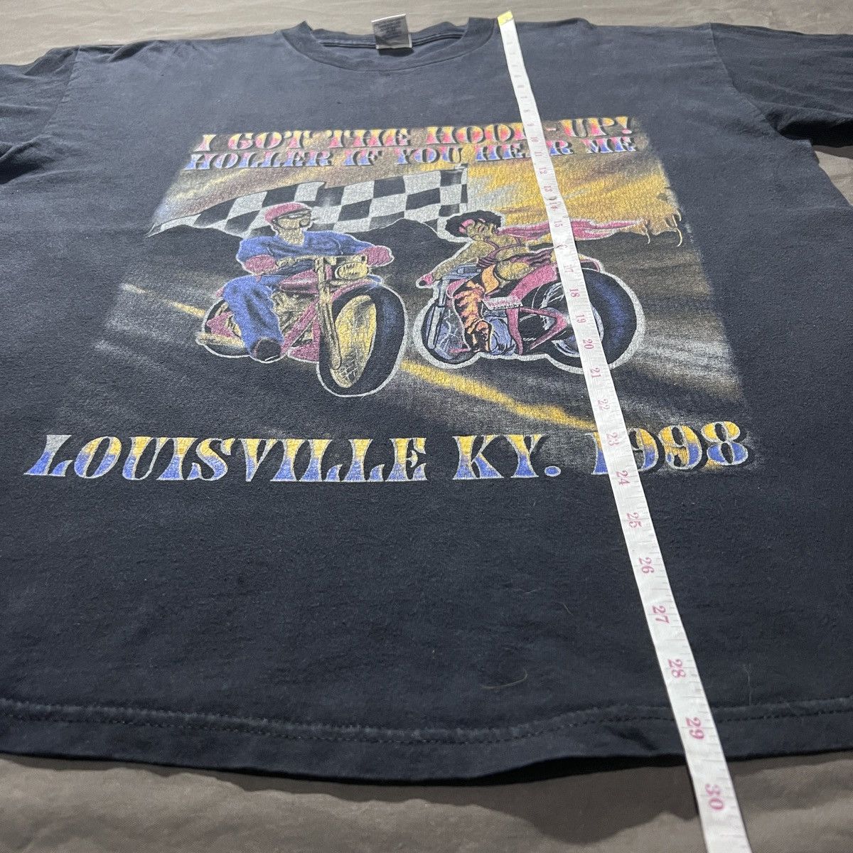 Vintage Vintage 90s Biker Got The Hook Up Faded graphic streetwear Size US XL / EU 56 / 4 - 10 Thumbnail