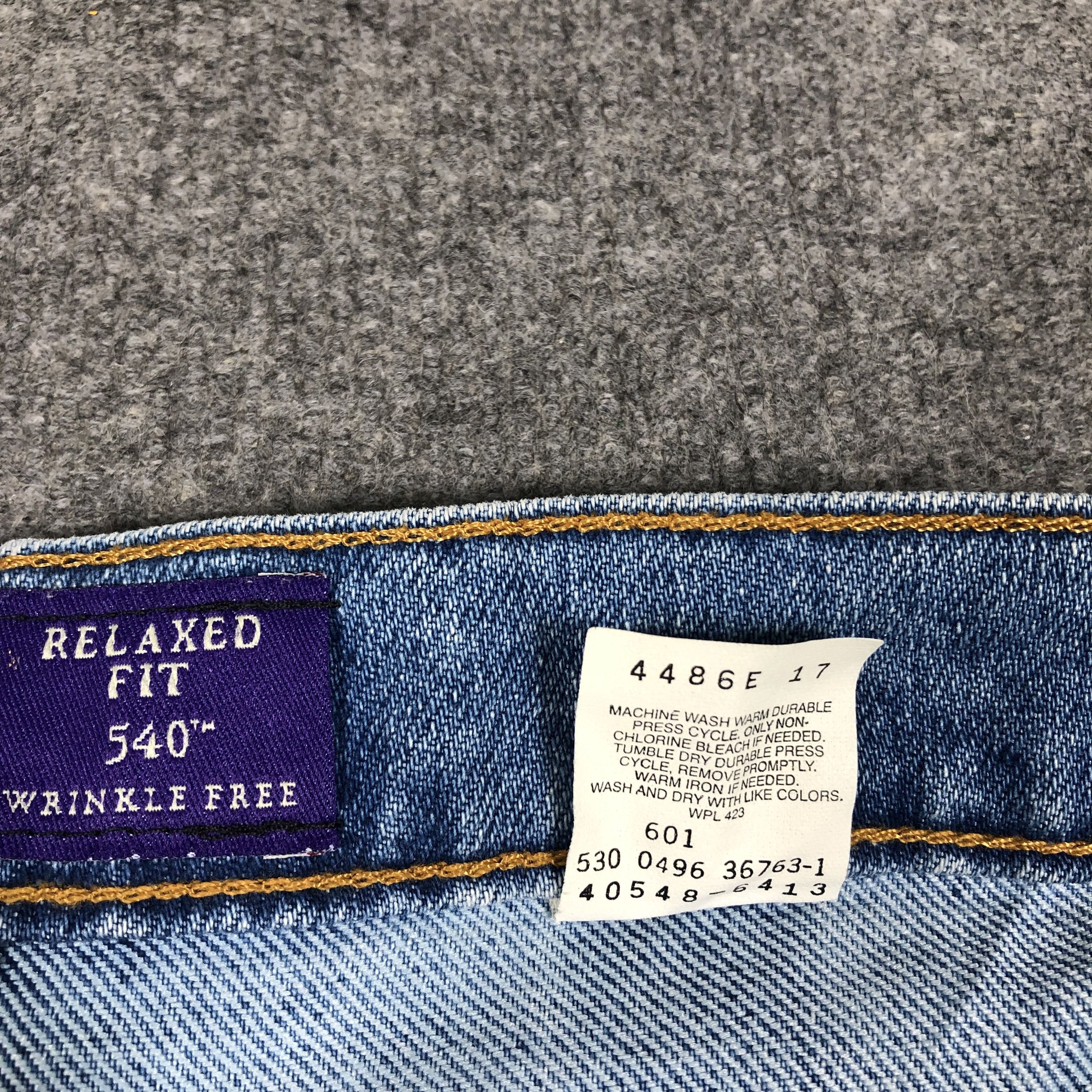 Levi's × Vintage Womens 90s Vintage Levis 540 Jeans Relaxed Fit L887W Size 39" - 11 Thumbnail