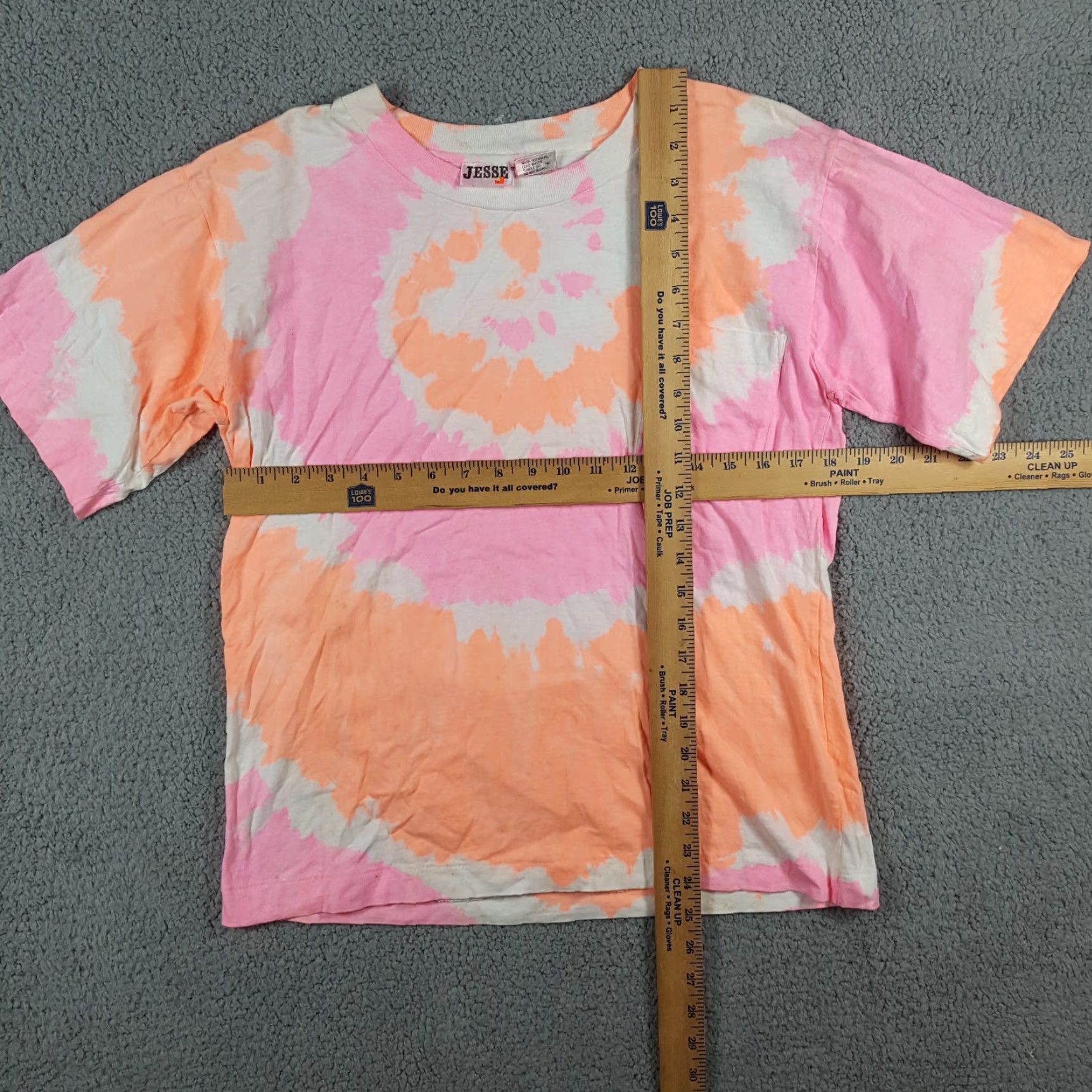 Vintage VINTAGE Jesse Men's T-Shirt S Pink Pastel Tie-Dye Swirl Hippie 90s Retro Y2K Size US S / EU 44-46 / 1 - 7 Thumbnail