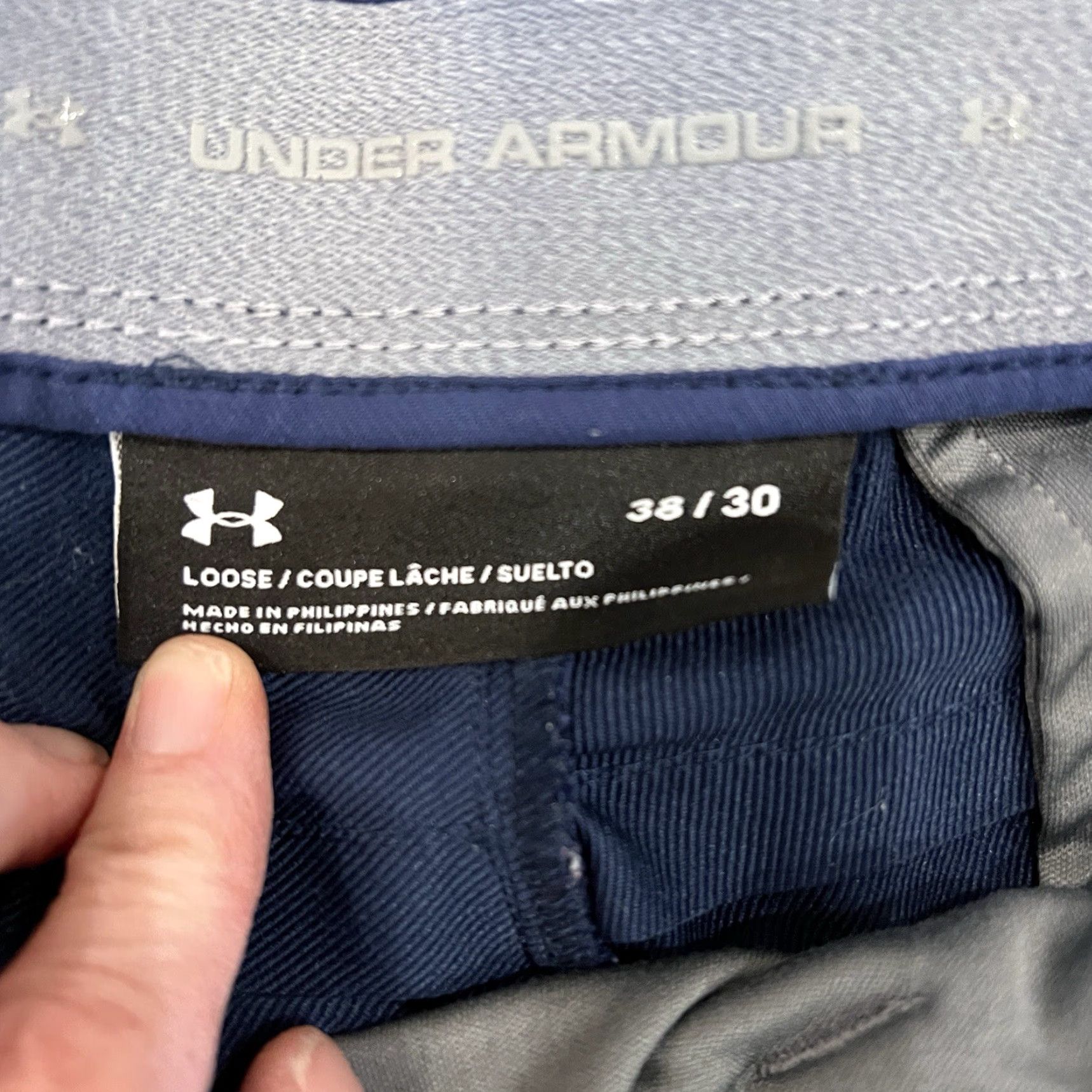 Under Armour Under Armour Drive Golf Pants Navy 38 x 30 Men Regular Pants Solid Stretch Pockets 30 In Inseam Golf Style UA Drive Size US 38 / EU 54 - 2 Thumbnail