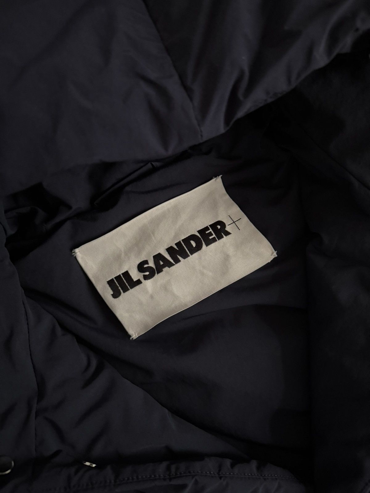 Jil Sander Jil Sander Navy Hooded Down Jacket Size US S / EU 44-46 / 1 - 4 Thumbnail