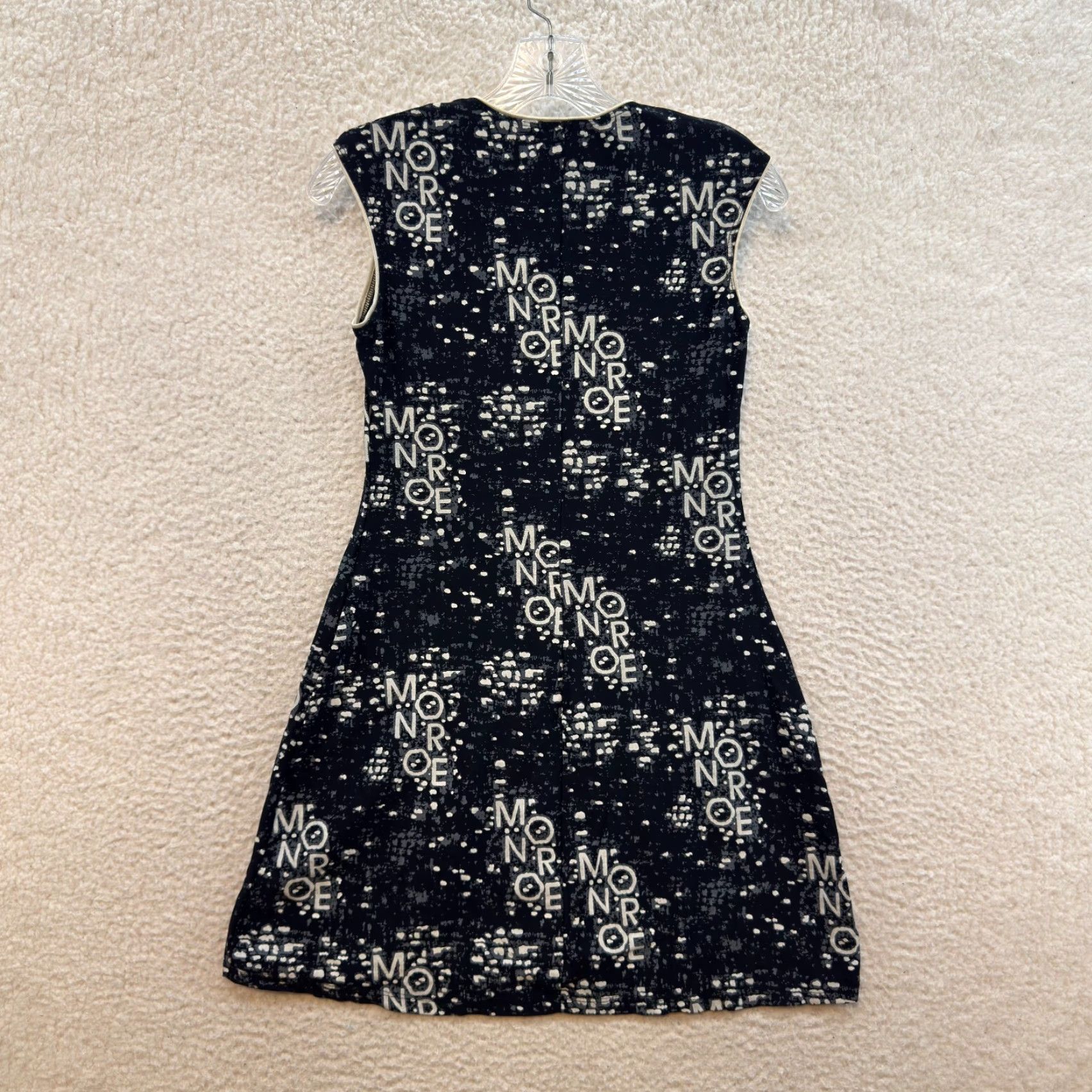 Vintage VINTAGE 90s Mini Dress Black Sheath Grunge Cyber Fairy Goth Women S/M Shifts Quality Clothes Compact Size S / US 4 / IT 40 - 2 Thumbnail