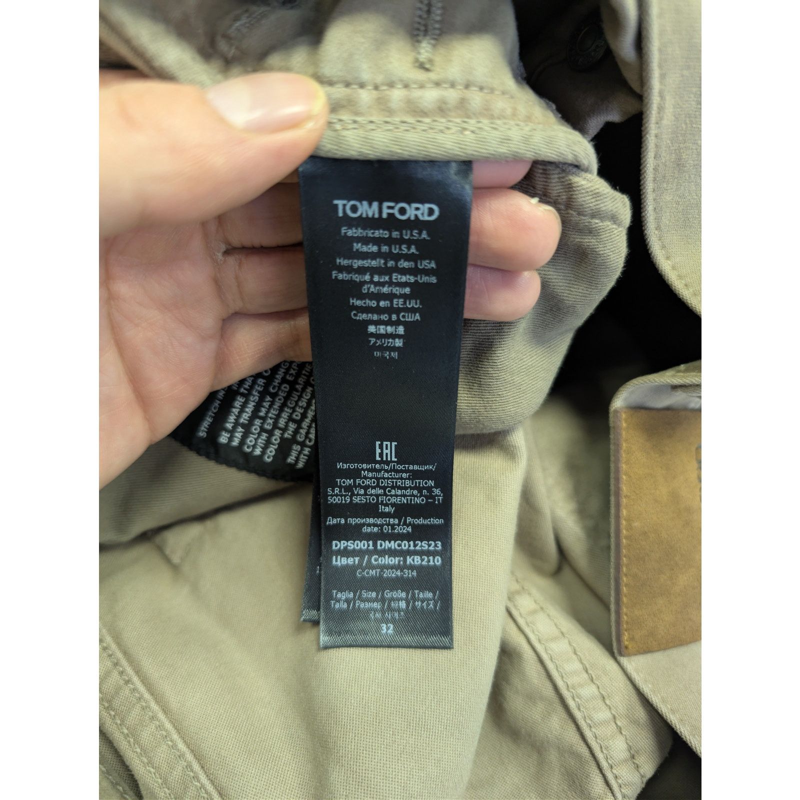 Tom Ford o1rshd1 Slim Jean in Brown Size US 32 / EU 48 - 19 Thumbnail