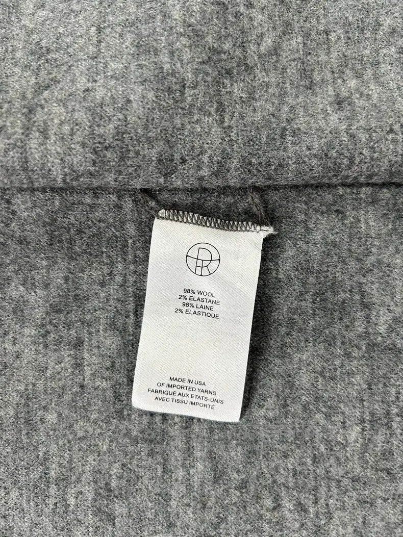 The Row The Row Long wool coat with grey lapels Size XS / US 0-2 / IT 36-38 - 6 Thumbnail
