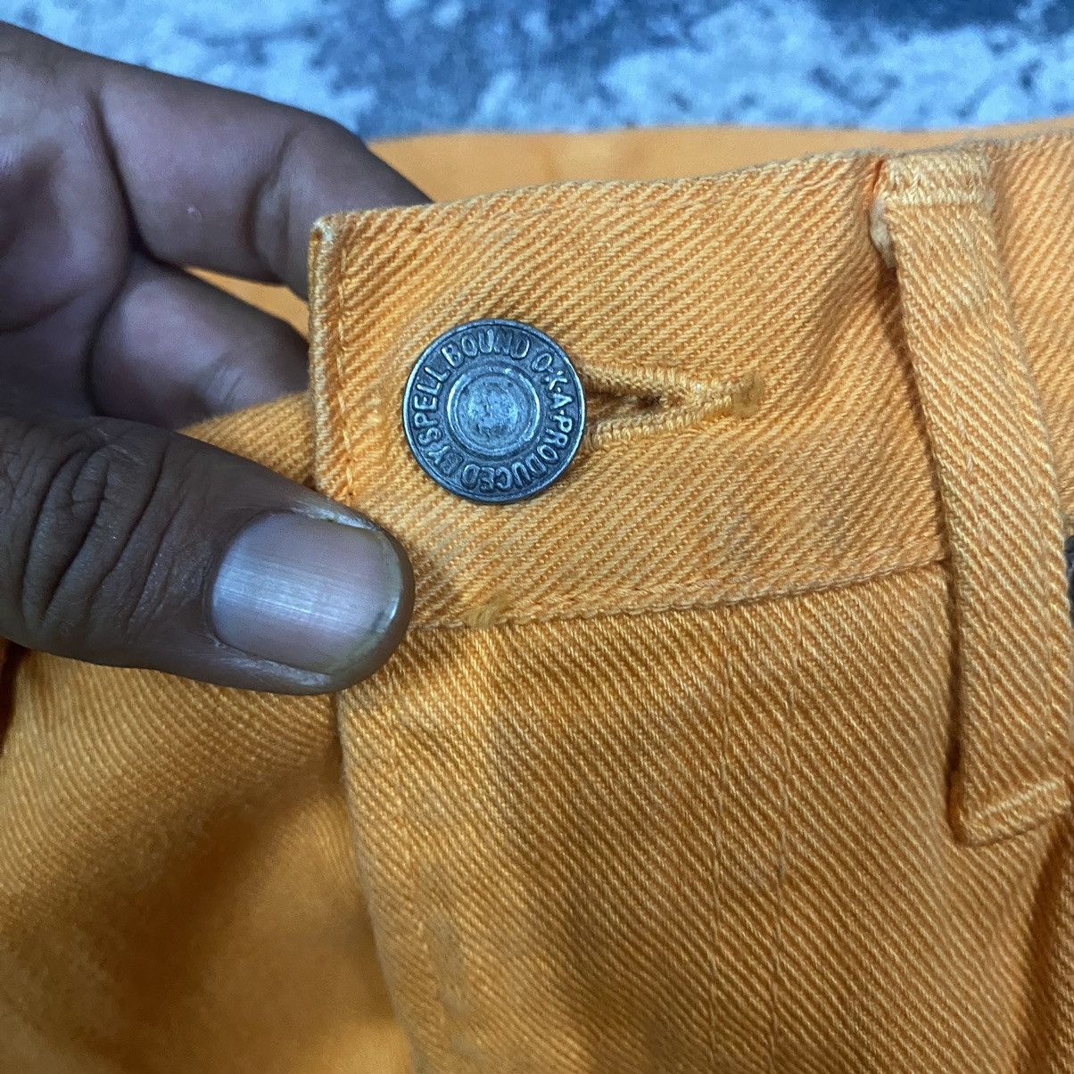 Japanese Brand × Jean × Spellbound Japan Made Spellbound Loose Orange Jeans Size US 30 / EU 46 - 5 Thumbnail