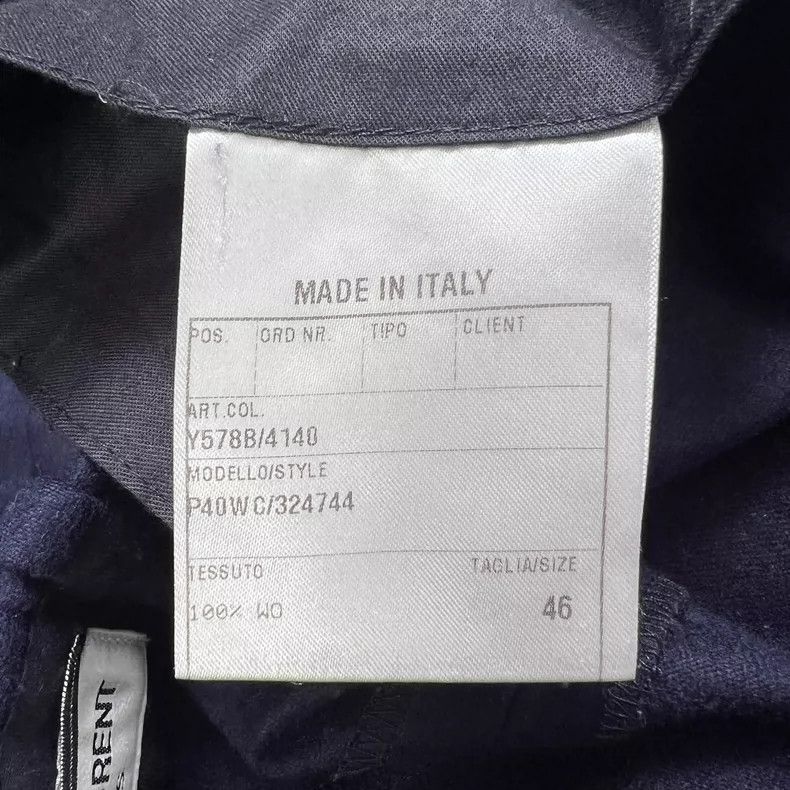 Saint Laurent Paris Saint Laurent size US 46 13fw first year dark blue trouser Size US 30 / EU 46 - 4 Thumbnail