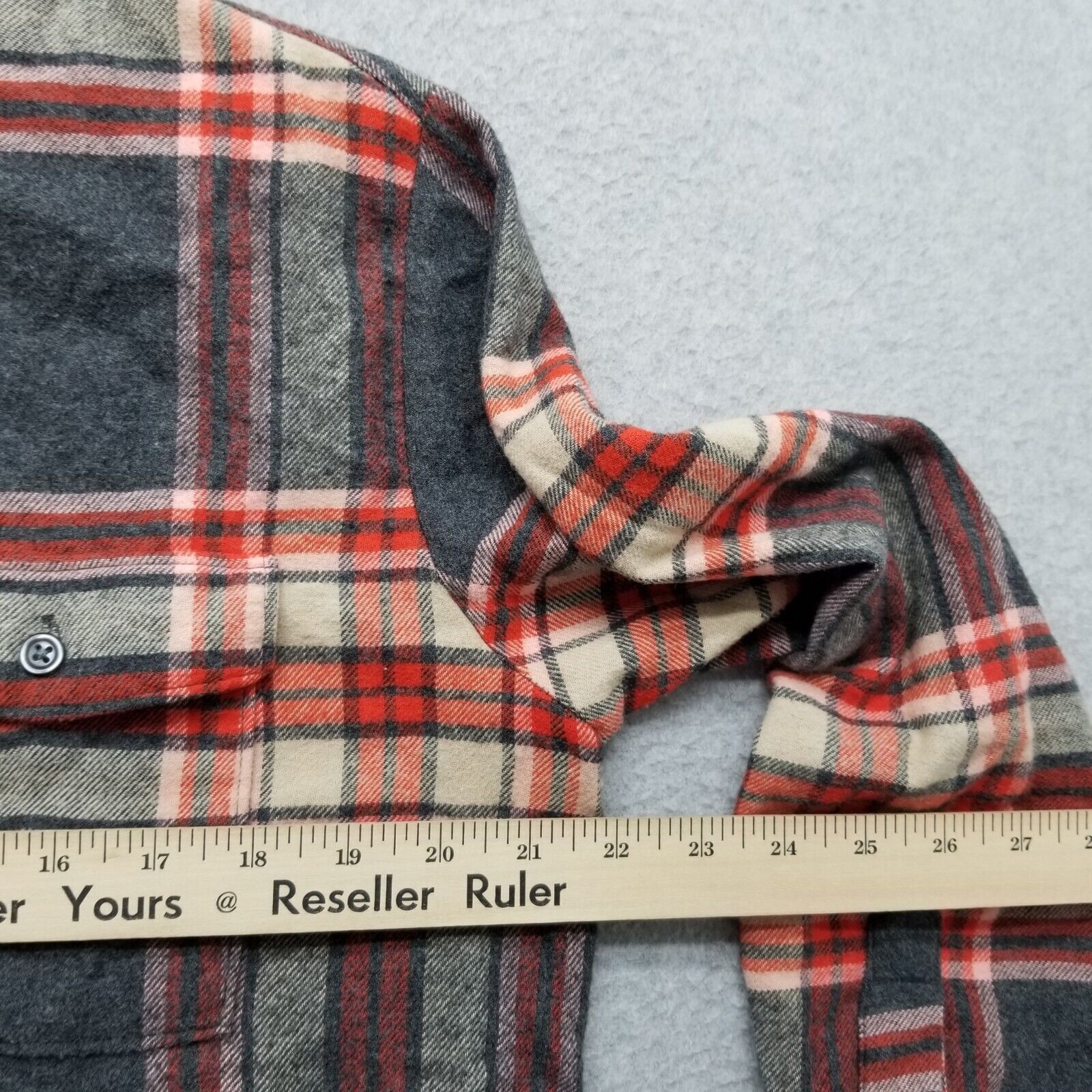 Old Navy Old Navy Flannel Womens Small Plaid Button Up Oversized Size S / US 4 / IT 40 - 4 Thumbnail