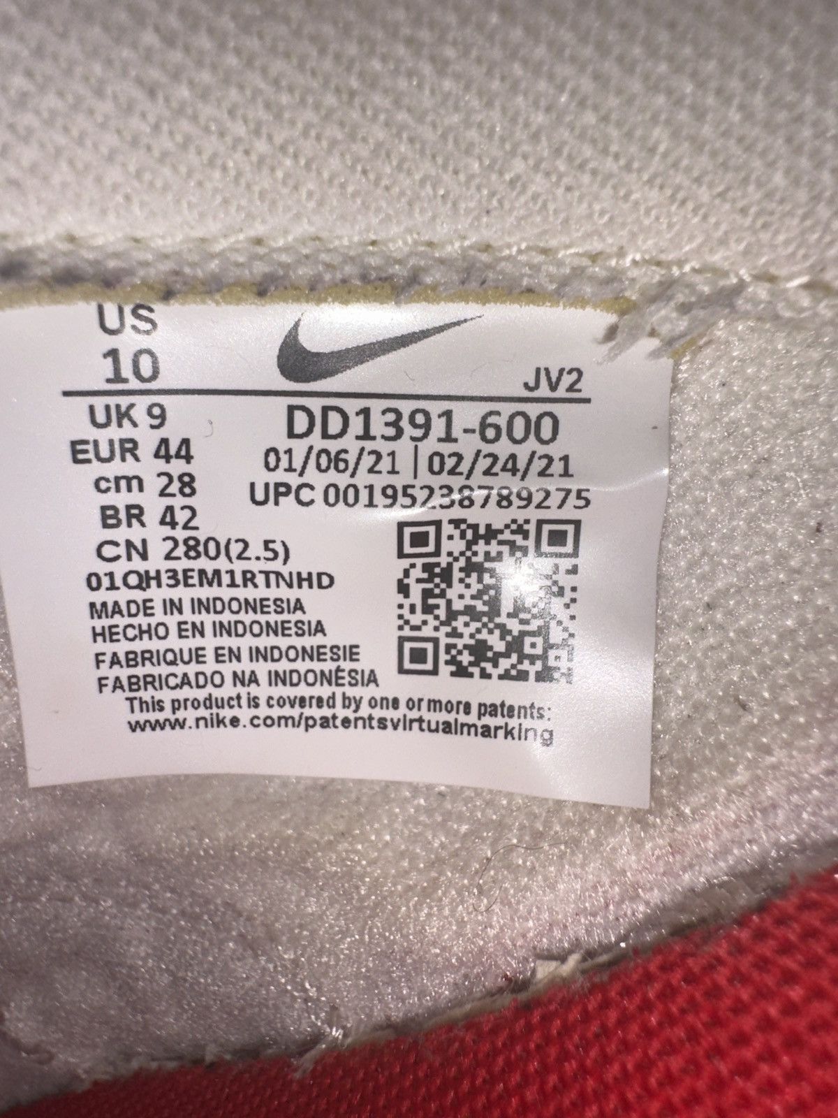 Nike Nike University Red Size US 10 / EU 43 - 3 Thumbnail