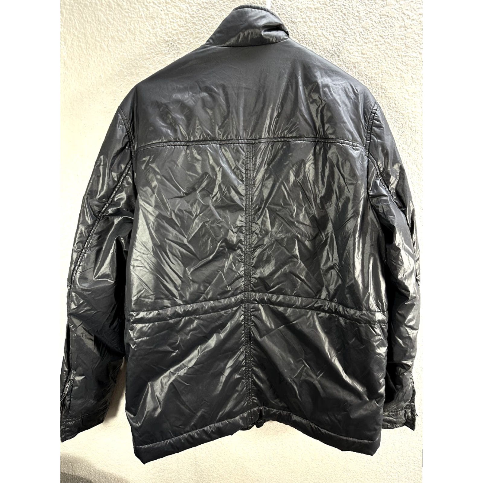 Perry Ellis Perry Ellis Men Jacket Insulated Black Zip Pockets Front Size M Casual Nylon Front Pockets Zipped Sleeve Sz M Size US M / EU 48-50 / 2 - 7 Thumbnail