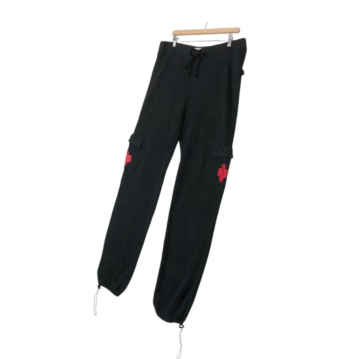 Japanese Brand 🔥VINTAGE SWEATPANTS JOGGER CARGO POCKET GDC Size US 34 / EU 50 - 4 Thumbnail