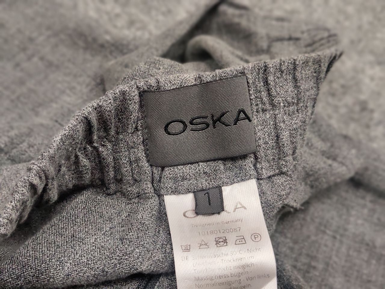 Japanese Brand Oska germany Design Gray Linen Trouser Baggy Pants Size 28" / US 6 / IT 42 - 15 Thumbnail