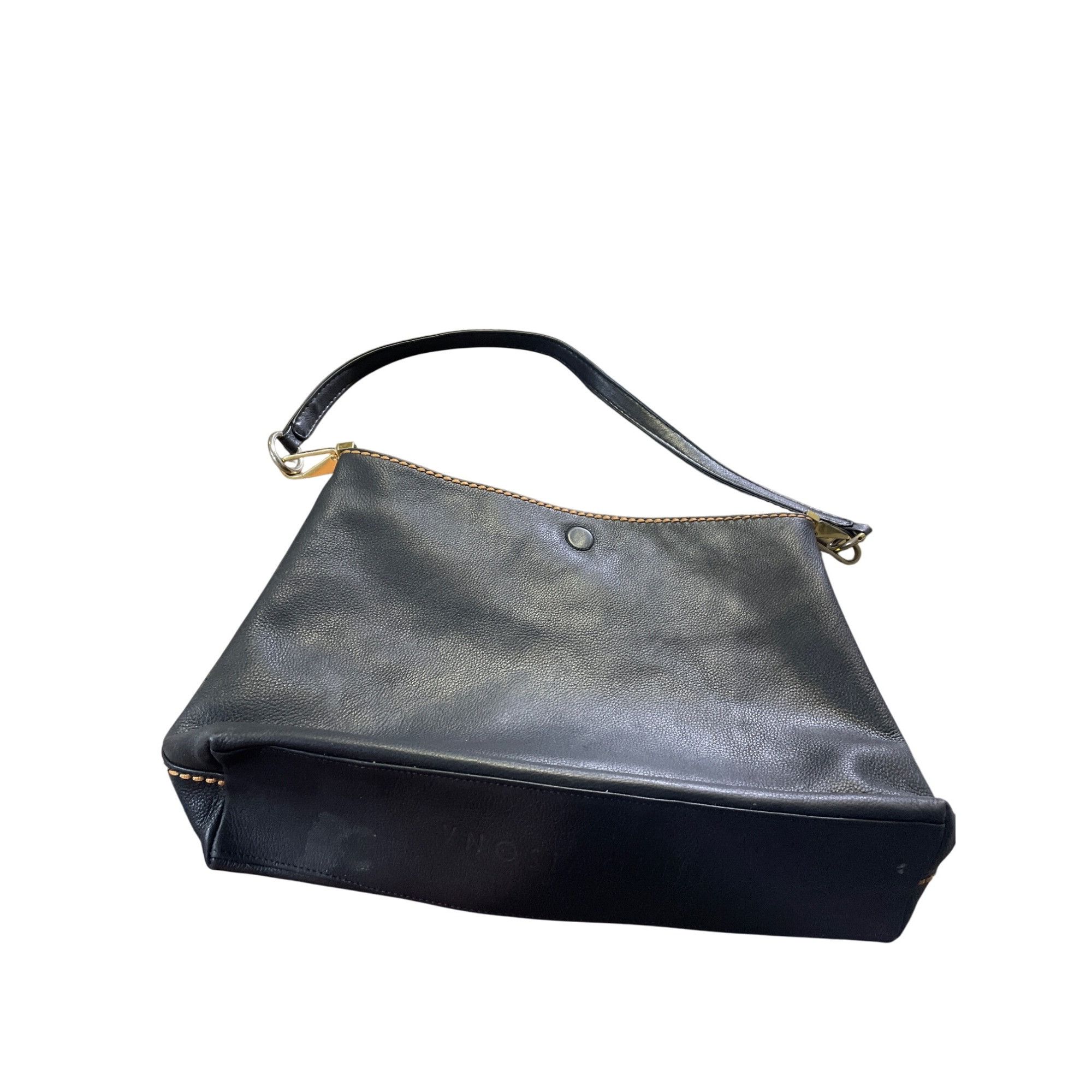 Designer Plinio Visona Womens Brown Reversible Leather Shoulder Handb Size ONE SIZE - 10 Thumbnail